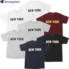 Champion チャンピオン NEW YORK Tシャツ ニューヨーク プリント コットン アメカジ NY メンズ レディース 男女兼用