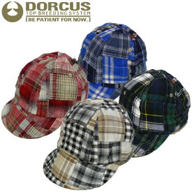 ドーカス DORCUS-TBS パッチワークキャップ スケート ボード スケボーショップ チェック ミリタリー HAT ビンテージ アメカジ CAP