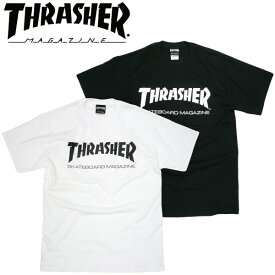 THRASHER（スラッシャー）MAG LOGO ロゴプリントTシャツ 定番カラー　マグロゴ スケボーファッション スケーター
