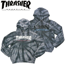 THRASHER（スラッシャー）MAG LOGO タイダイパーカー 絞り染め マガジンロゴ スケーター