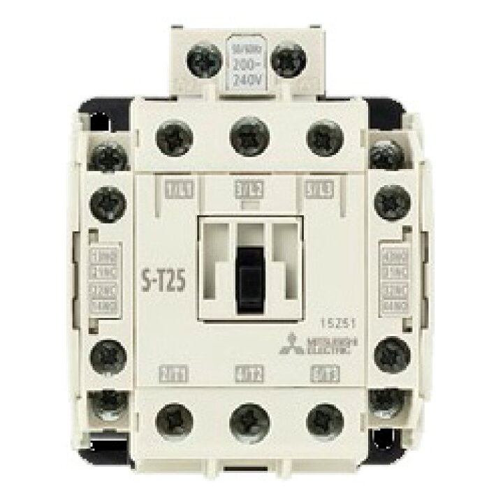 楽天市場】三菱電機 S-T25 AC200V 2A2B 電磁接触器 : FAUbon 楽天市場店