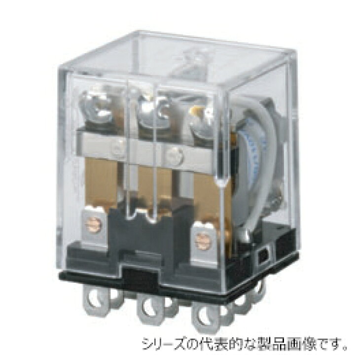 楽天市場】オムロン LY3N AC200/220 バイパワーリレー 基準形 3極 表示 