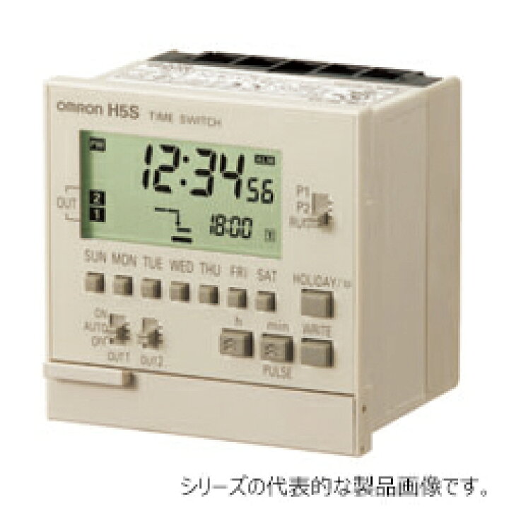 楽天市場】オムロン H5S-WA2 72×72mm AC100〜240V 週間2chタイプ 和文 