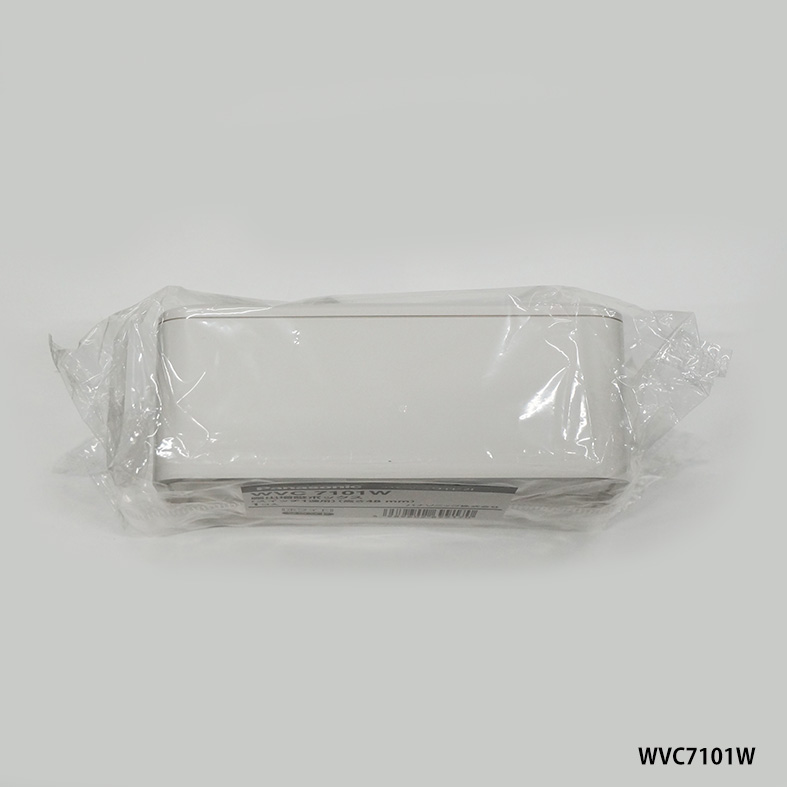 パナソニック　WVC7101W　コスモシリーズワイド21 露出増設ボックス(スイッチ1連用)(ラウンド)(ホワイト)(高さ48mm) | FAUbon　 楽天市場店