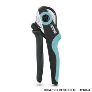 �t�G�j�b�N�X�E�R���^�N�g�@CRIMPFOX CENTRUS 6S�@�≏�Ȃ�/�≏����t�F���[���p�ADIN 46228 Part 1�����4�A0.14~6 mm^2�ATWIN�t�F���[��4 mm^2x2�ɂ��Ή��A�ڑ��T�C�Y�Ɏ����Ή��A���ʑ}���A�E���h�~��