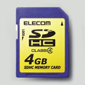 エレコム　MF-FSDH04G（4GB）　SDHCメモリカード　最大20MB/sec高速転送　CPRM搭載