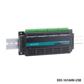 コンテック　DIO-1616HN-USB　USB対応Nシリーズ　絶縁型デジタル入出力ユニット(16ch　DI,　16ch　DO)