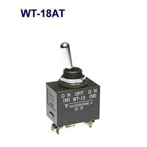 NKK�X�C�b�`�Y�@WT-18AT�@�g�O���X�C�b�`�@10A125VAC�A6A250VAC�A10A30VDC�@�P�ɁiON�j-OFF-�iON�j