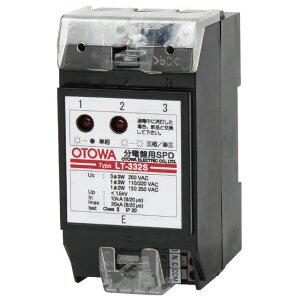 ���H�d�@�H�Ɓ@LT-332S ���d�՗pSPD(�T�[�W�h��f�o�C�X) �ő�A���g�p�d���iUc�j130V�A250VAC�@���̕��d�d���iln�j10kA�@�򉻐ړ_�o�͒[�q�t��