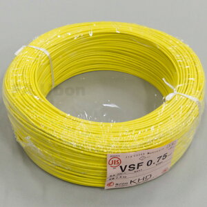 KHD�@VSF0.75SQ �i���j 200m 1�� 300V �P�S�R�[�h (RoHS�Ή�)