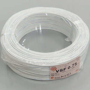 KHD�@VSF0.75SQ �i���j 200m 1�� 300V �P�S�R�[�h (RoHS�Ή�)