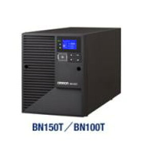 オムロンUPS　BN100T（1KVA/900W）　ラインインタラクティブ方式LCD搭載タワー型/据置型　無停電電源装置