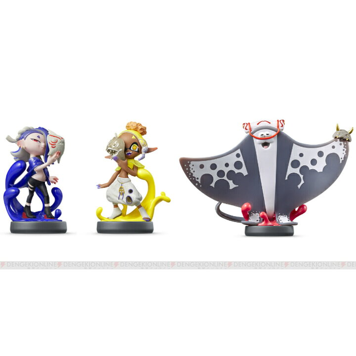 楽天市場】【3体セット】amiibo [フウカ／ウツホ／マンタロー]（スプラ 