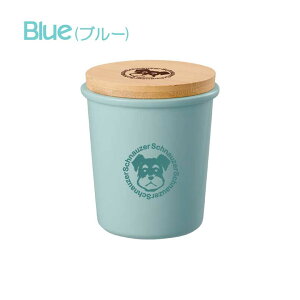 【WankoFace】 シュナウザー 保温 保冷 サーモ ステンレス タンブラー マグカップ 蓋つき 竹蓋 ふた 真空 断熱 二重構造 オリジナル ミニチュアシュナウザー ミニシュナ シュナ 犬 ペット 動物