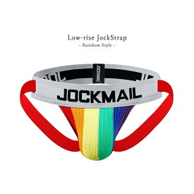 レインボー ジョックストラップ Oバック ケツワレ ローライズ もっこり プリケツ 虹色 RAINBOW LGBT LGBTQ パレード Pride ゲイ GAY GMPD マッチョ GT-LINE Favolic ファボリック