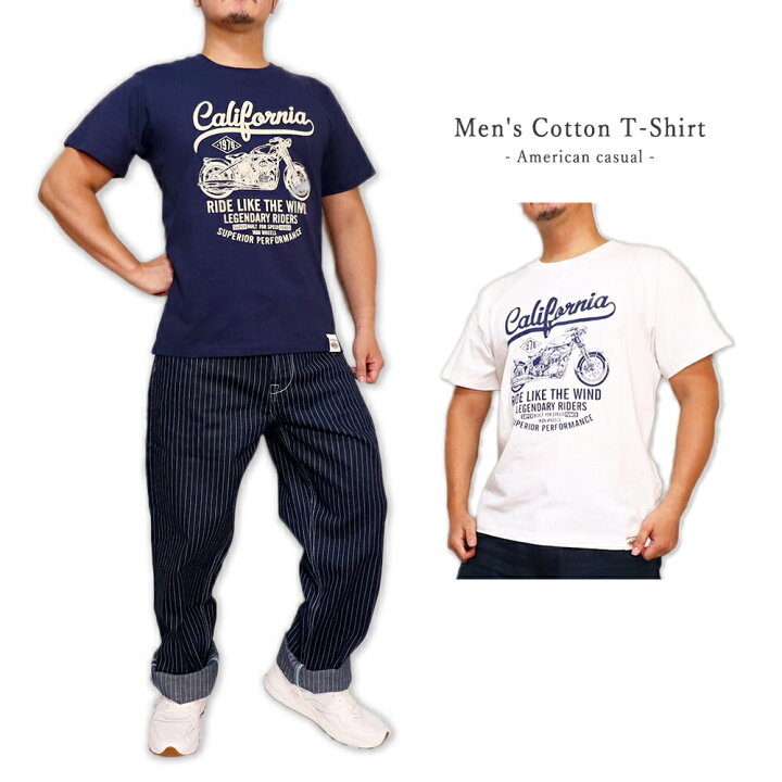 楽天市場 アメカジ バイク Tシャツ コットン 半袖 メンズ ワークスタイル メンズ ストライプ 父の日 スポーツ アメリカン カジュアル Favolic ファボリック Favolic