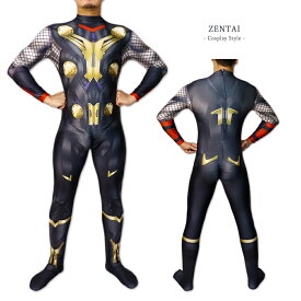 Zentai ヒーロー アメコミ ゼンタイ ファスナー付き ヒーロー 全身タイツ ボディースーツ THOR アニメ コスプレ 大人用 仮装 コスチューム 衣装 cosplay ハロウィン GT-LINE Favolic