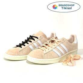 【未使用品】adidas CAMPUS 80s アディダス キャンパス エイティーズ 27.5cm FV0486 スエード ピンク メンズスニーカー【中古】