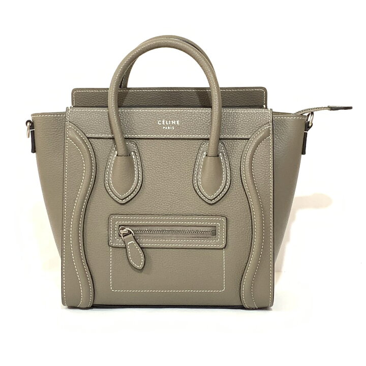 楽天市場】【美品】CELINE セリーヌ ラゲージ ナノショッパー 2way 