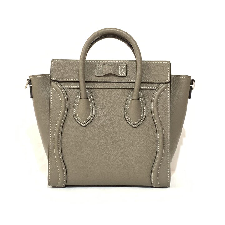 楽天市場】【美品】CELINE セリーヌ ラゲージ ナノショッパー 2way  