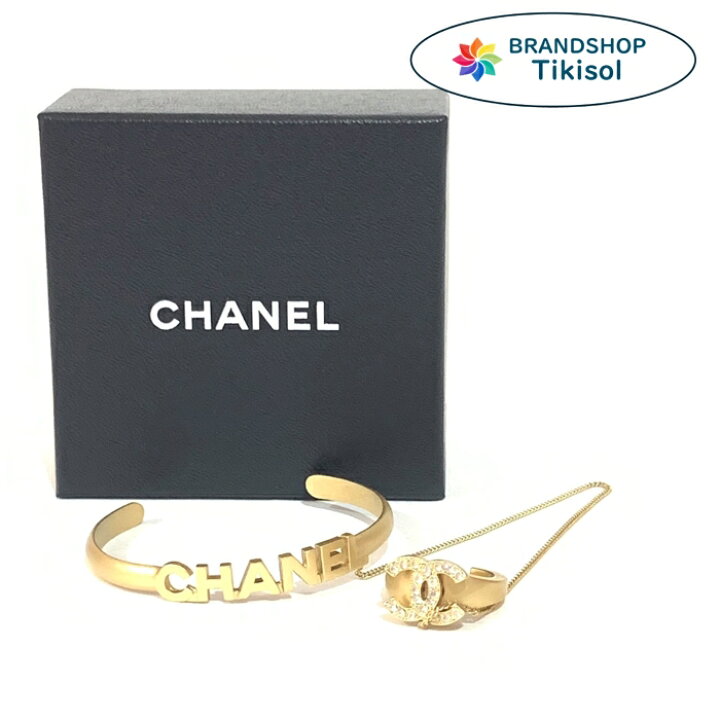 楽天市場】【美品】CHANEL シャネル バングル リング 01C フィンガー  