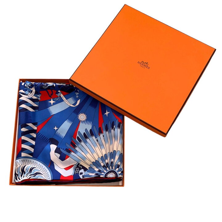 楽天市場】【未使用品】HERMES エルメス スカーフ カレ90 ペガサスの 