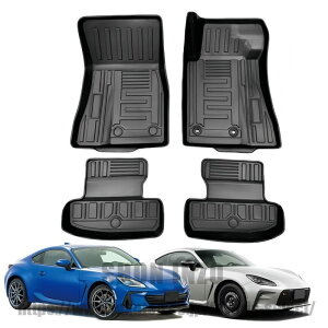 �V�^ GR86 ZN8 BRZ ZD8 2021 2022 2023 2024 2026 3D���̃t���A�}�b�g ��t�ȒP �h�� ����~�� ����h�~ TPE�f�� �J�X�^�}�C�Y�p�[�c �Ԏ��p�݌v �ی�A�N�Z�T���[ �^���g �t���A�}�b�g 4PCS GR86 �A�N�Z�T