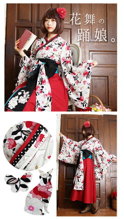 楽天市場 ワンピース ロング丈 ワイン 秋冬 長袖 レース 花柄 レトロ 着物 大正ロマン 和装 和風 洋風 Favoriteオリジナル 大正ロマン 袴風ワンピース ワンピース専門店 ｆavorite