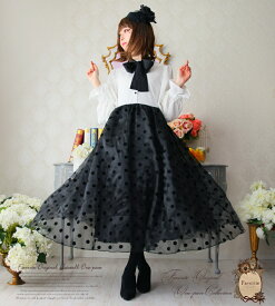 楽天市場 ドット フロッキー ワンピースの通販