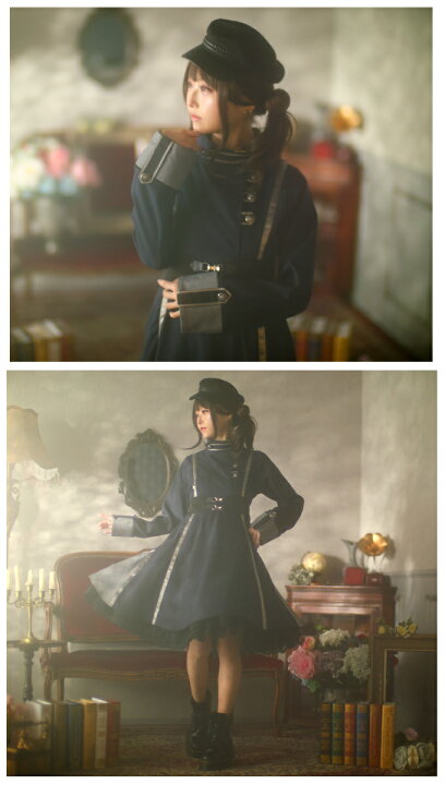 楽天市場 騎士 ジャンヌダルク 英雄 戦乙女 ヴァルキリー ミリタリー バイカラー フェイバリット Favoriteオリジナル 聖女ジャンヌダルクの騎士 ワンピース ネイビー 22年1月新作中旬 ワンピース専門店 ｆavorite