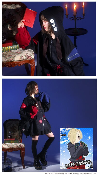 楽天市場 男女兼用bigサイズ アイドルマスター シンデレラガールズ Favoriteコラボレーション フェイバリット Favoriteオリジナル 白坂小梅スプラッタデニムパーカー クーポン不可 22年5月上旬新作 ワンピース専門店 ｆavorite
