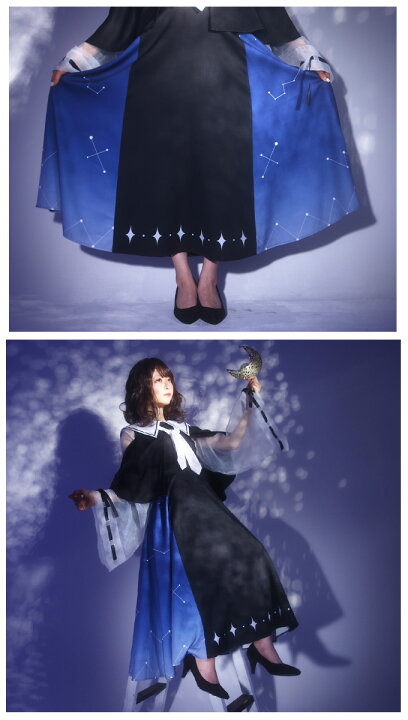 楽天市場】【最短即日出荷】ワンピース ケープ シースルー リボン  