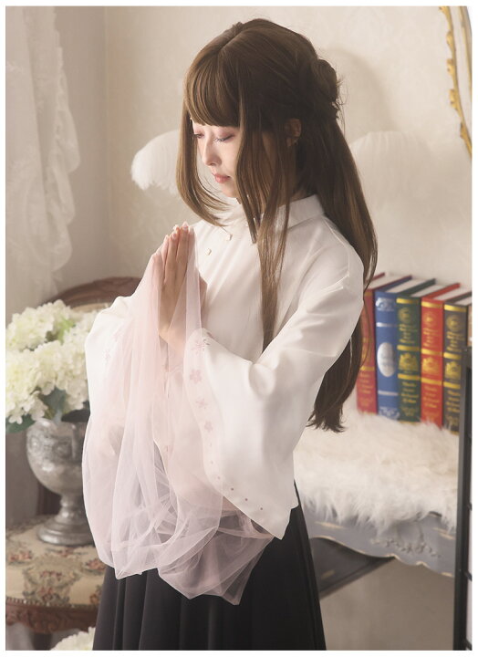 楽天市場】【最短即日出荷】ワンピース ミモレ丈 雪 結晶 桜 和袖 和洋 