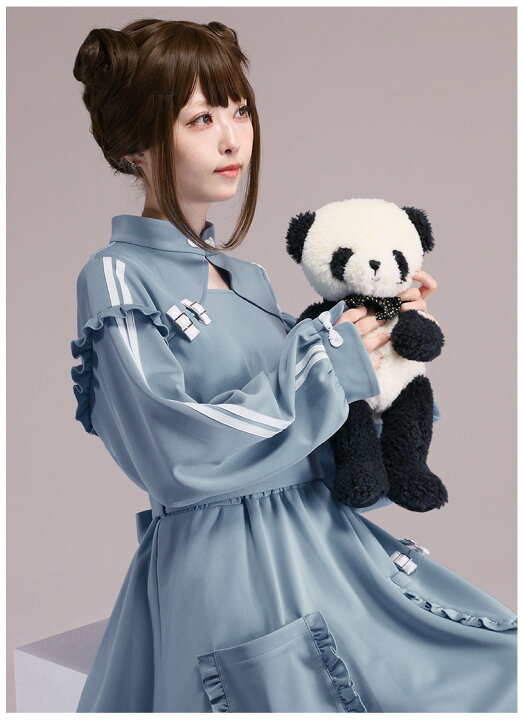 楽天市場】ほんのりメイドのチャイナジャージワンピース|Favorite 