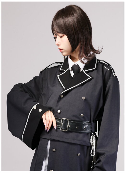 楽天市場】【最短即日出荷】軍服コート風2Wayワンピース＊Favorite 