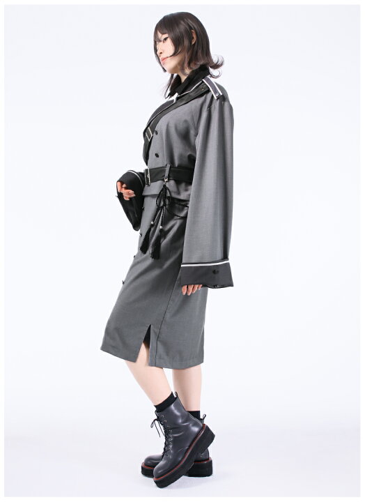 楽天市場】【最短即日出荷】軍服コート風2Wayワンピース＊Favorite 