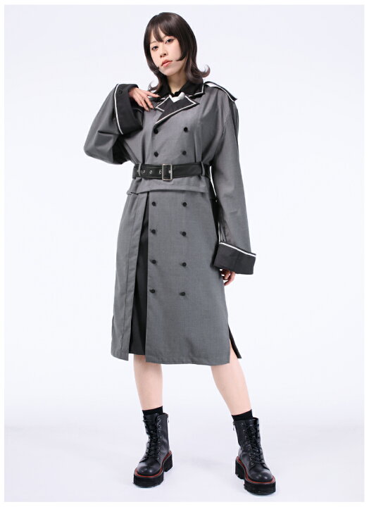 楽天市場】【最短即日出荷】軍服コート風2Wayワンピース＊Favorite 
