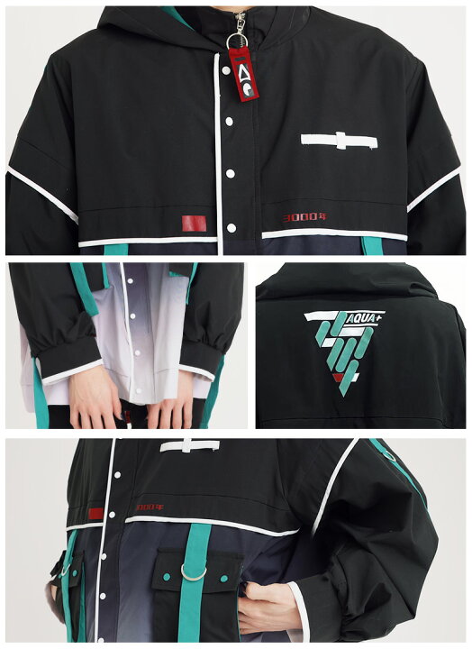 楽天市場】【最短即日出荷】AQUA+さんコラボグッズ CYBER PUNK JACKET 