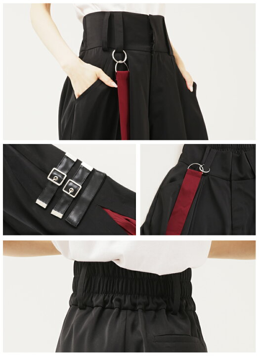 楽天市場】【予約商品】ユニセックス袴風ラップワイドパンツ|Favorite 