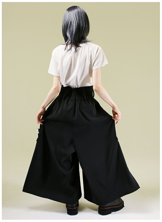 楽天市場】【予約商品】ユニセックス袴風ラップワイドパンツ|Favorite 