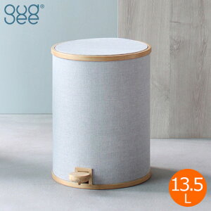 [K㗝X] Gudee OfB S~ y_ ӂt _Xg{bNX 13.5L Eh^ | z POMP Pedal trash bin Fabric veneer M GudeeLife
