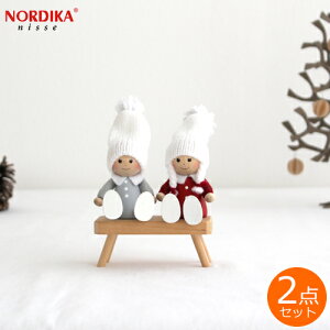 [10/30-11/3 N[|5%OFF] mfBJjbZ 2_ Zbg ؂񂱍̒j̎q { ؂񂱍̏̎q NORDIKA nisse NX}X G ؐ l` k