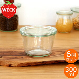 WECK LjX^[ [hVFCv 300ml 6Zbg MOLD SHAPE KXLjX^[ EFbN ۑe ۑr WE-741