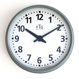掛け時計 おしゃれ 見やすい Frutiger 65 Bold フォント フルティガー アルミ シンプル 壁掛け時計 スイープ式 秒針なし AMPERSAND FACTORY AMP-C061