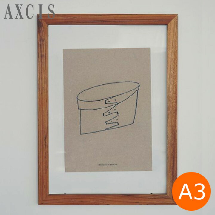 楽天市場 フレーム 木製 ポスターフレーム フォトフレーム A3 壁掛け 額縁 チークフレーム クリア Axcis アクシス アクリル板 写真立て インテリア Favoritestyle キッチン 雑貨