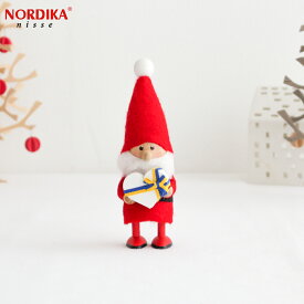ノルディカニッセ ハートフルサンタ ウクライナハート NORDIKA nisse クリスマス 雑貨 木製 人形 北欧 NRD120733