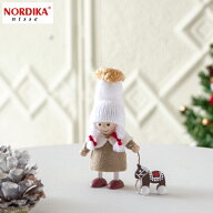 ノルディカニッセ 2026 新作 木馬のおもちゃを持った女の子 リボンシリーズ NORDIKA nisse クリスマス 雑…