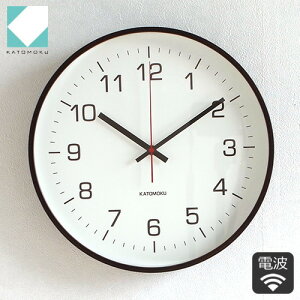 KATOMOKU JgN |v dgv plywood wall clock 4 L uE 30cm Ȃ Ȗ؎v |v XC[v[ug { ؐ Ǌ|v ؍H KM-61BRRC
