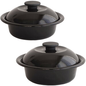 【クーポン対象 10/27 10:59まで】 野田琺瑯 鍋 ココナベ 個々鍋 大 小 2個セット 21cm 19cm 蓋付き ここなべ 琺瑯鍋 ホーロー鍋 万能鍋 直火対応 ガス火対応 IH対応 1人用 1〜2人用 日本製