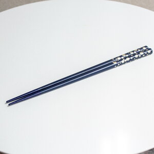 箸 おしゃれ 漆のお箸十八膳 水玉 23 cm 天然木 能登ヒバ 日本製 木製 うるし 漆 橋本幸作漆器店